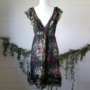 D.E.P.T. from Nordstroms Deep V Neck Floral Dress